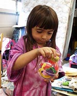 Laura Playing Perplexus