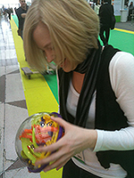 Player at the Toy Fair, 2010